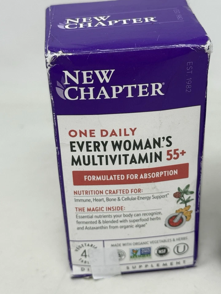 Nuevo Capítulo Cada Mujer Multivitamínico 55+ Soporte Inmune, Corazón, Hueso Foto 2 de 4