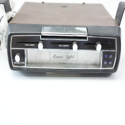 Vintage Kraco KS-890 Stereo Eight 8-Track Cassette Player/Deck w