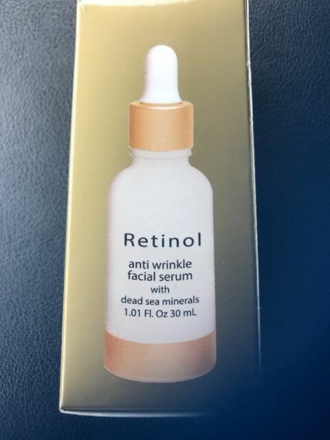 retinol anti wrinkle facial serum with dead sea minerals