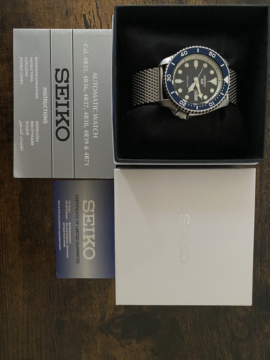Seiko 5 Sports Blue Men's Watch - SBSA015 | eBay Australia