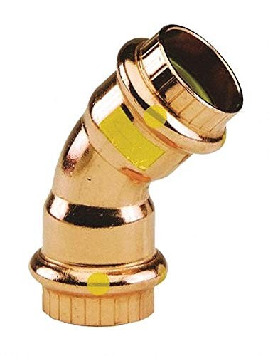 Viega 3/4" Press 45-Degree Elbow in Copper - 77023