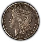 1890-CC $1 Morgan Silver Dollar - Key Date Carson City - XF - SKU-B5749