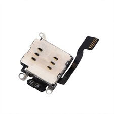 Dual SIM Card Slot SIM Card Tray with Cable Reader Flex Cable for iPhone 13