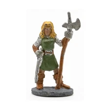 Ral Partha Fantasy Mini Loose Female Fighter w/Halberd #1 NM