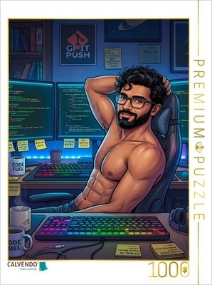 CALVENDO Puzzle The Computer Scientist | 1000 pieces, finished size 25.2 × 18.9