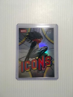 2026 Topps Chrome Marvel Silk Marvel Icons MI-17