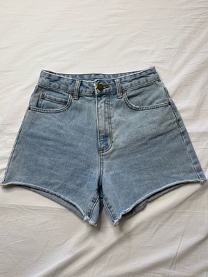 Billabong Light Blue High-Rise Denim Shorts
