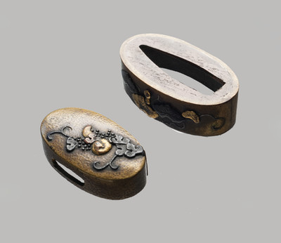 Tsuba - EDO (most probably Yasuchika) ''Fuchi Kashira 1''