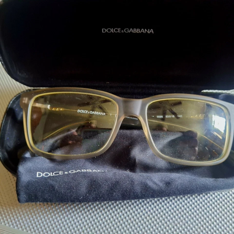 Dolce & Gabbana Eyeglasses MENS No Perscription lenses Ready To Wear. Authentic - Image 4 of 4