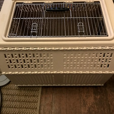 Nylabone Collapsible 21" L x 16" W x 15.5" H Folding Medium Crate Pet Carrier