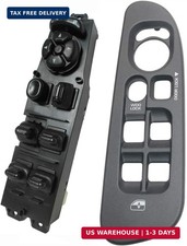 Window Master Switch and Gray Bezel Set for 2002-2008 Dodge Ram 1500 2500 3500 