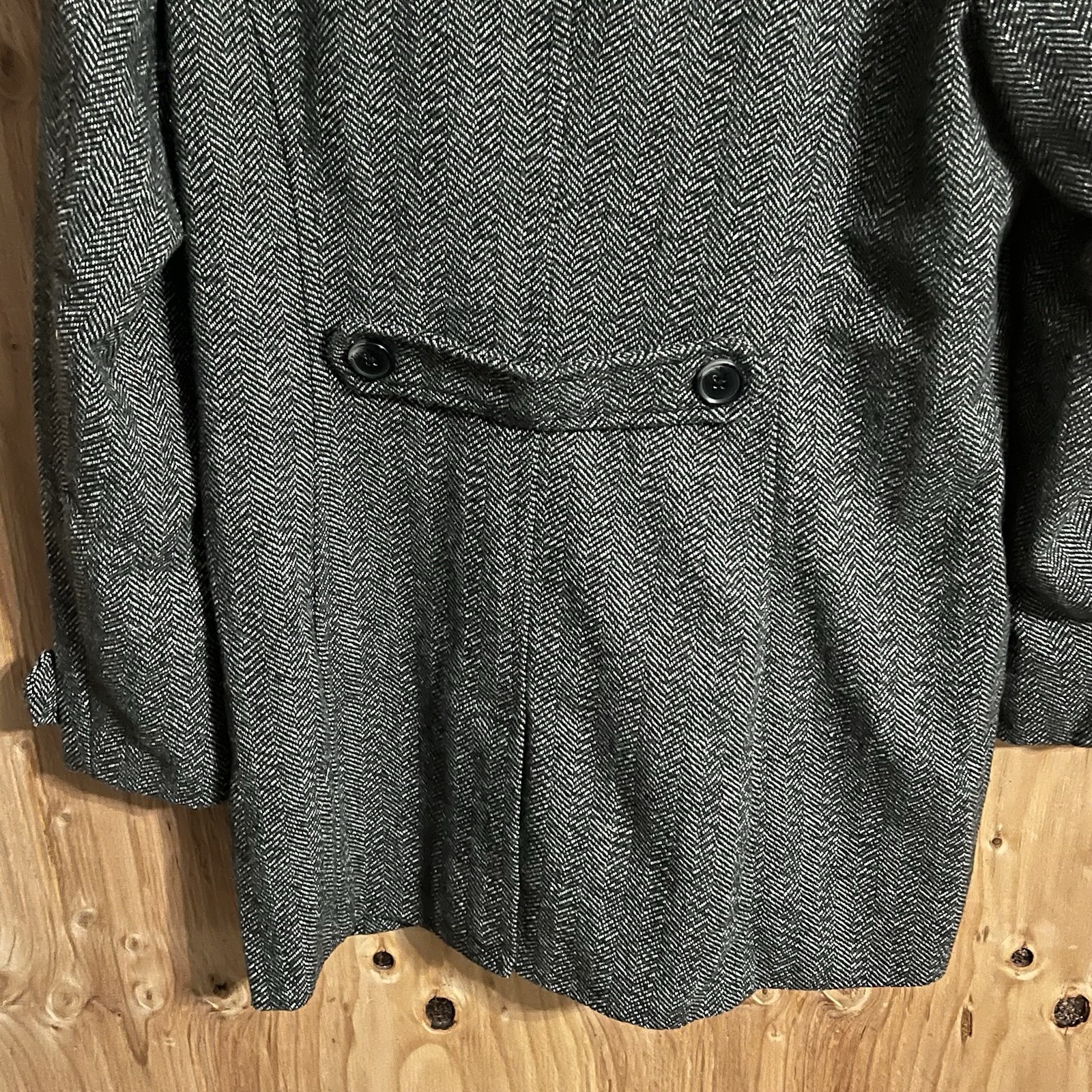 Black/Gray Herringbone Pattern Jacket - St. John’… - image 18