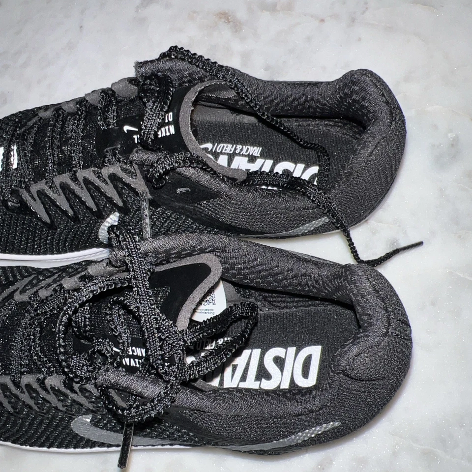 Nike Talla 4.5 Zoom Rival Puntas de Distancia de Pista y Campo DC8725-001 Negro Unisex Foto 2 de 4