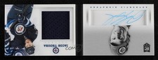 2013 Panini Playbook First Round Edition Booklet Jacob Trouba #FR-JTR Auto 0o5t