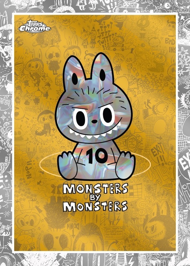 ぬいぐるみ・マスコット Topps Labubu Chrome The Monsters 10th 🔥In Hand!🔥2025 Topps LABUBU Chrome --The Monsters 10th