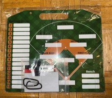 Magnetic Baseball Lineup Board  Essential Baseball Clipboard for Coaches with 3