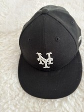 Black/white NY Mets (59fifty) 7 1/4 Fitted