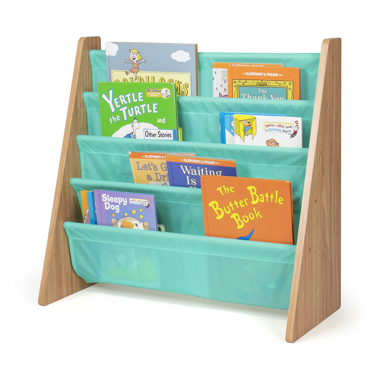 Humble Crew 4-Tier Kids Bookshelf, 25