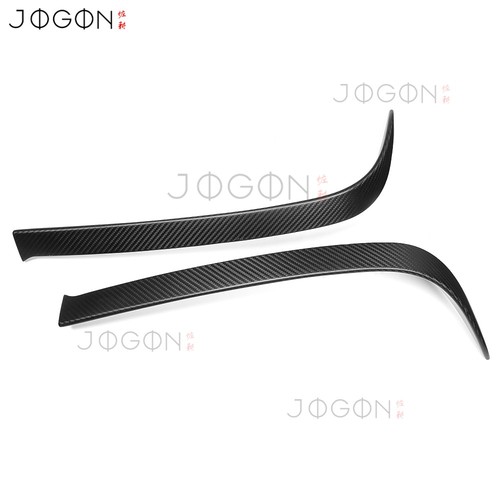 Matte Carbon Rear Side Spoiler Canard Cover Trims For Lexus RC F 2015 2016-2018 - Picture 9 of 11