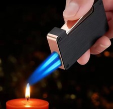 Windproof Turbo Lighter Gas Lighter Flame Butane Metal Cigarettes Lighters Gifts
