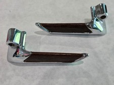 1964-1966 Ford Mustangthunderbird Door Handle Set Original Wood Grain 1964-1966 Ford Mustangthunderbird Door Handle Set Original Wood Grain
