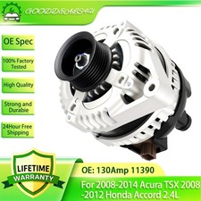 Oem 11390 Alternator For Acura Tsx 2009-2014 Honda Accord 2008-2012 L4 2.4l 130a