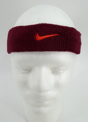 Nike Headband Terry Adult Swoosh Logo Team Red/Max Orange