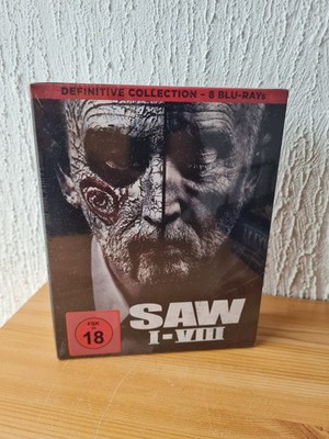 SAW I-VIII / Definitive Collection - Kult Horror auf Blu-rays FSK18 NEU OVP
