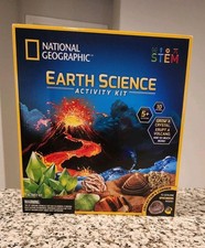 National Geographic Earth Science STEM Activity Kit - Crystals, Volcano More H