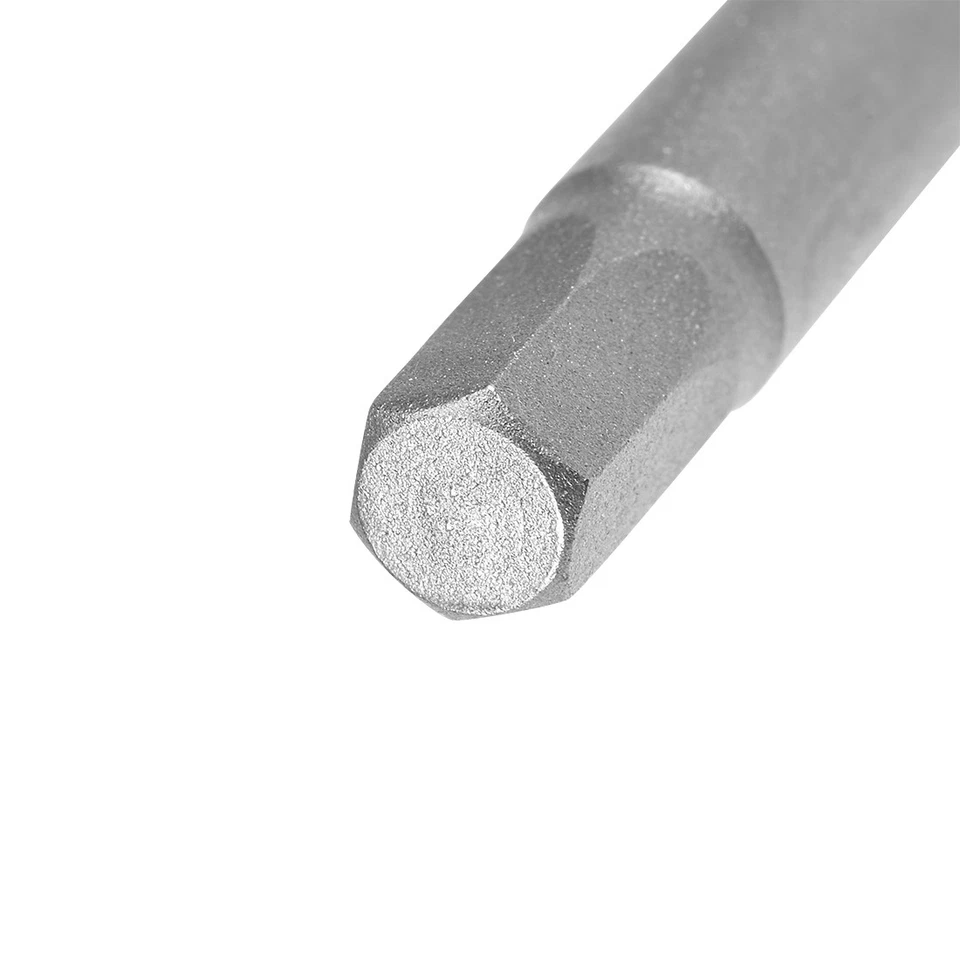 10pcs 150mm Long 1/4" Hex Shank H5 Hex Screwdriver Bit S2 High Alloy Steel - Imagem 3 de 4
