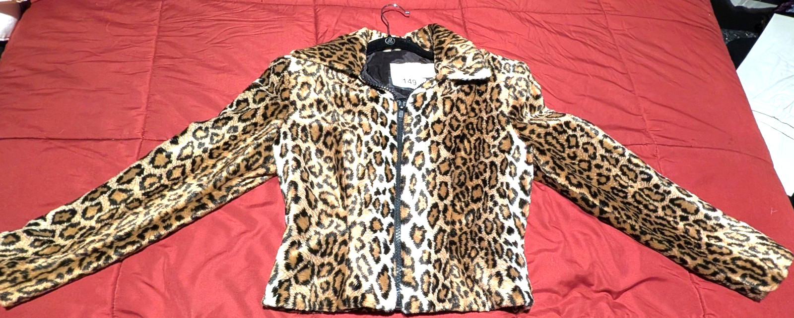 Cache Women's Leopard Fur Jacket - image 1