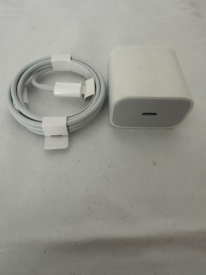Genuine OEM Apple USB-C to Lightning Cable and USB-C Adapter for iPhone and iPad