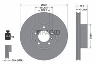 2X Pagid Bremsscheibe 50426N FüR BMW 5Er E39 8Er E31 7Er E38 E32 Touring 530 535