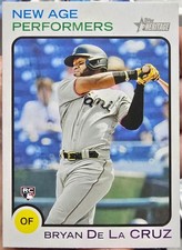 2022 Topps Heritage - New Age Performers Bryan De La Cruz #NAP-14 (RC)