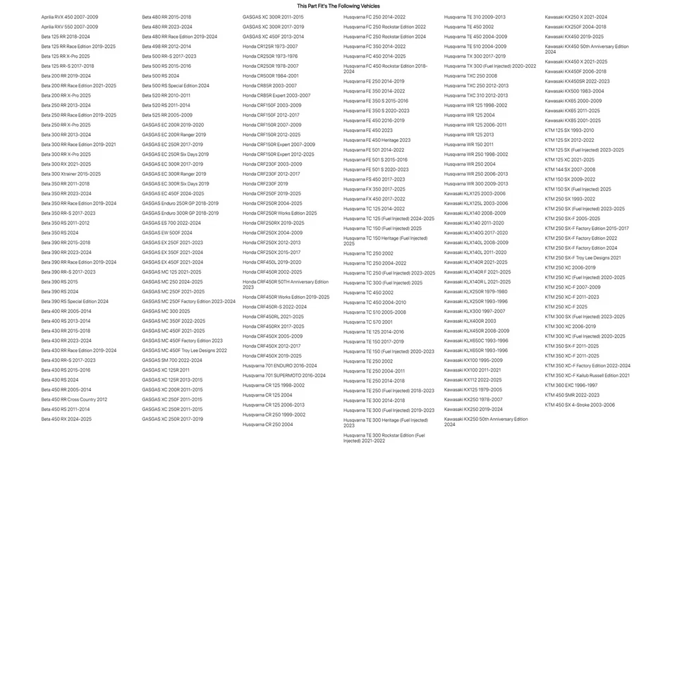 Protector de acoplamiento universal Tusk Impact negro para KAWASAKI KLX140G 2017-2020 Foto 2 de 4