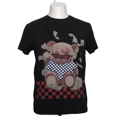 Heads or Tails, T-shirt, Größe: L, Schwarz, Baumwolle/Elasthan, Print #6n0