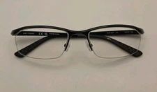 Nike Eyeglasses Frames 6037 001 2210 53-17-135 Black Not Demo Lenses