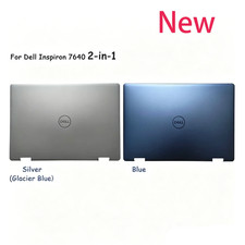 Silver/Blue For Dell Inspiron 16 Plus 7640 7645 2-in-1 Touch Back Cover Top Case