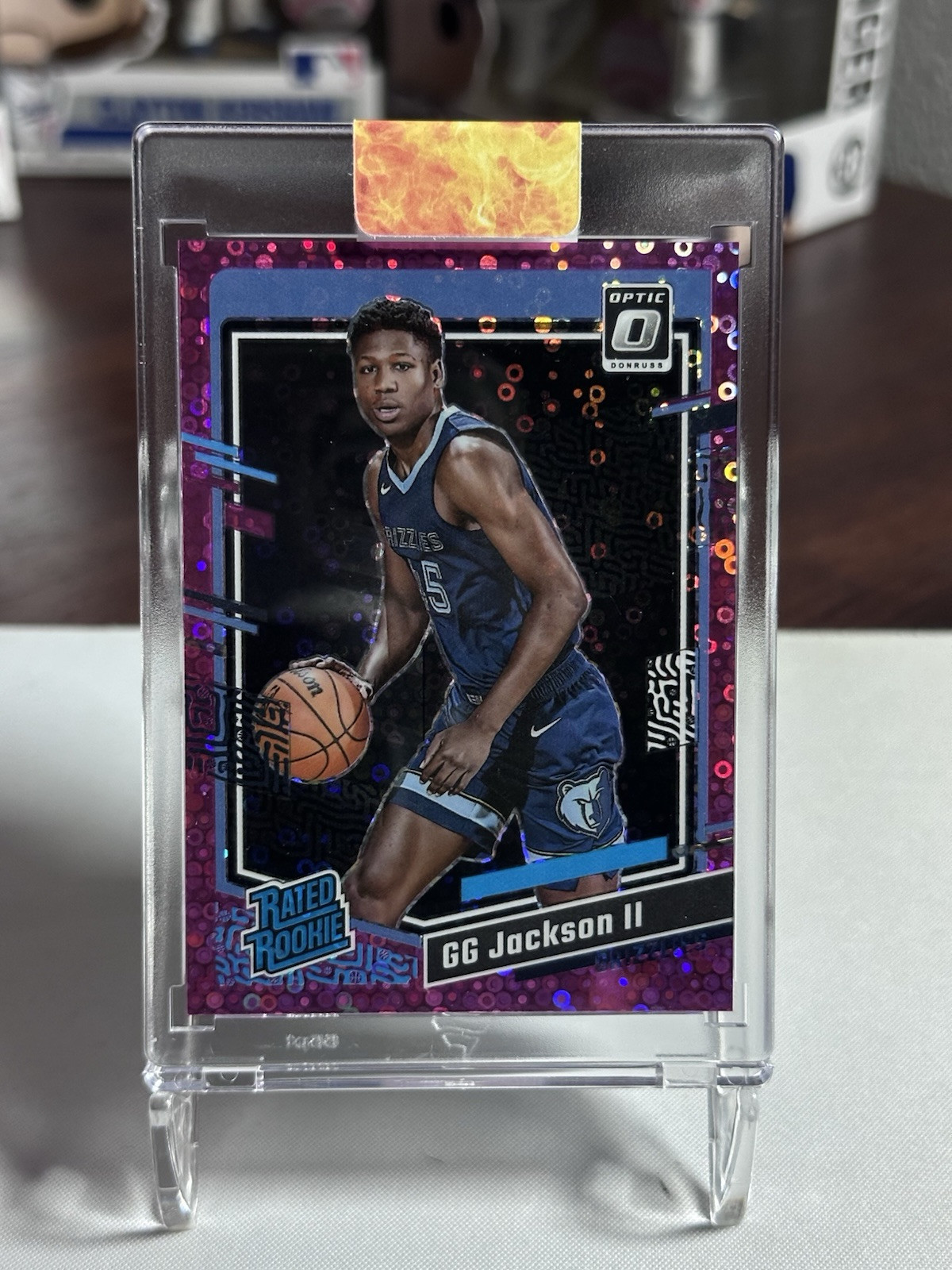 2023-24 Donruss Optic GG Jackson II Rookie RC /25 Pink Fast Break MEMPHIS