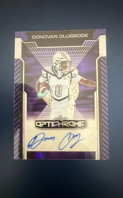 2025 Leaf Optichrome - Autographs Donovan Olugbode 4/5