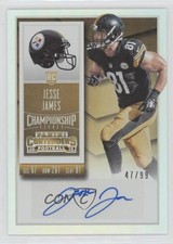 2015 Contenders Rookie Championship Ticket 47/99 Jesse James (Base) Auto gn1
