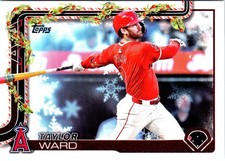 Taylor Ward 2025 Topps Holiday #H134 Los Angeles Angels