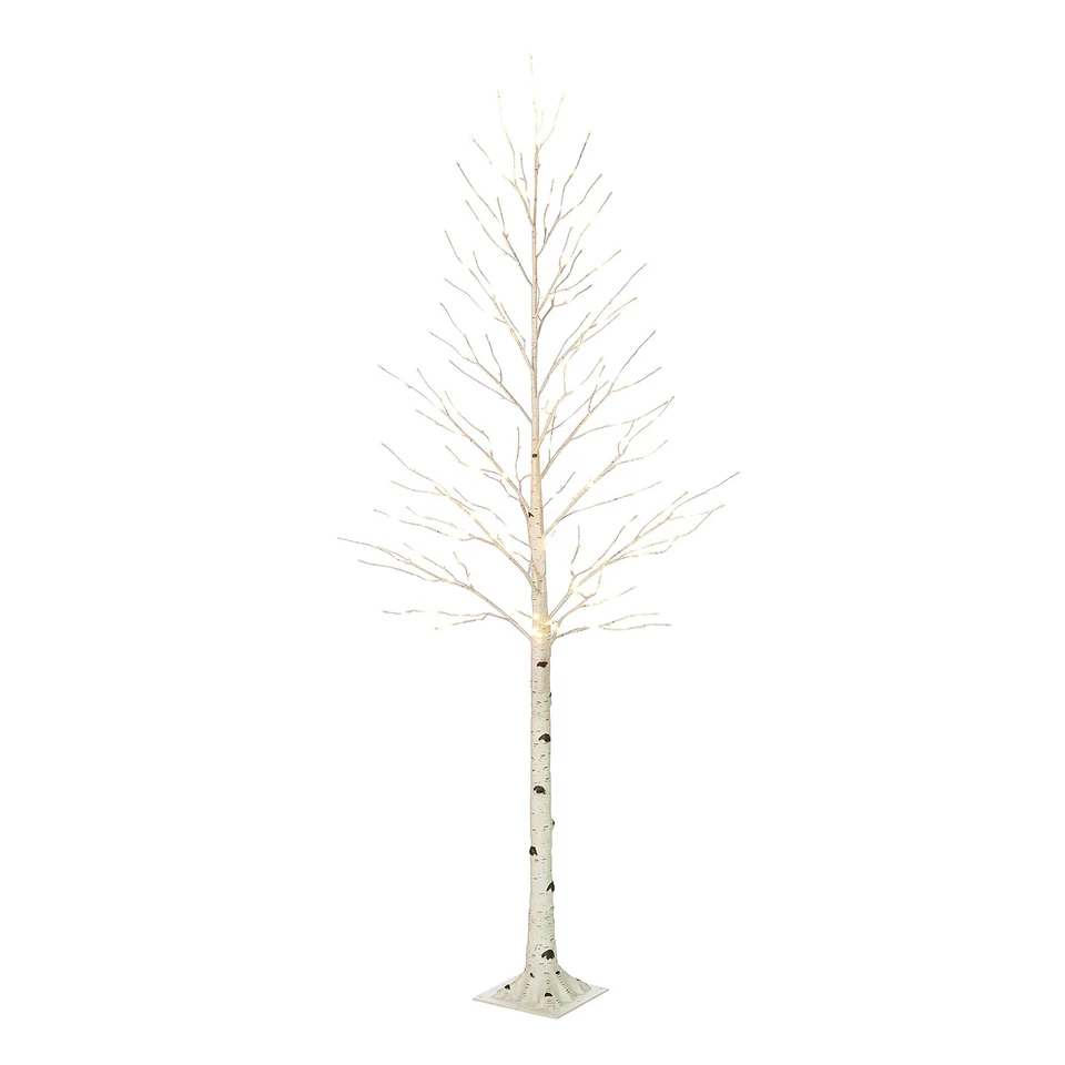 Lighted Birch Tree 8FT 240 Warm White Lights, White Twig Tree with Lights for... - Image 4 of 4