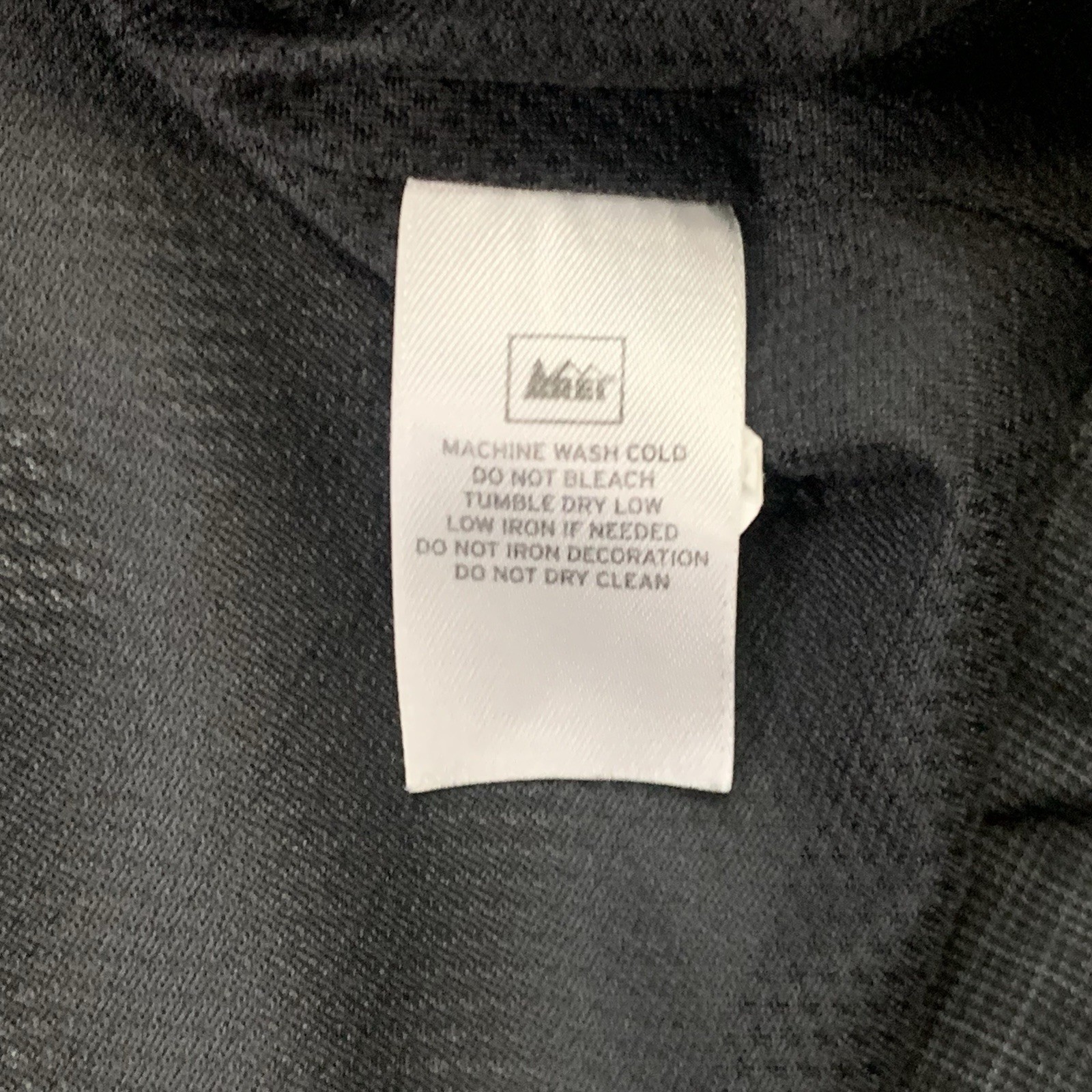 REI E1 Elements Nylon Softshell Charcoal Gray Ful… - image 7