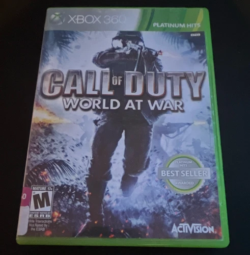Activision Call of Duty: World at War Platinum Hits (Xbox 360) M 2008 NTSC
