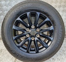17" MITSUBISHI L200 GENUINE BLACK ALLOY WHEEL 245 65 17 TYRE