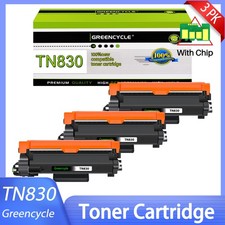 High Yield TN830XL Toner Cartridge for Brother MFC-L2820DW L2405W L2640DW 3Packs