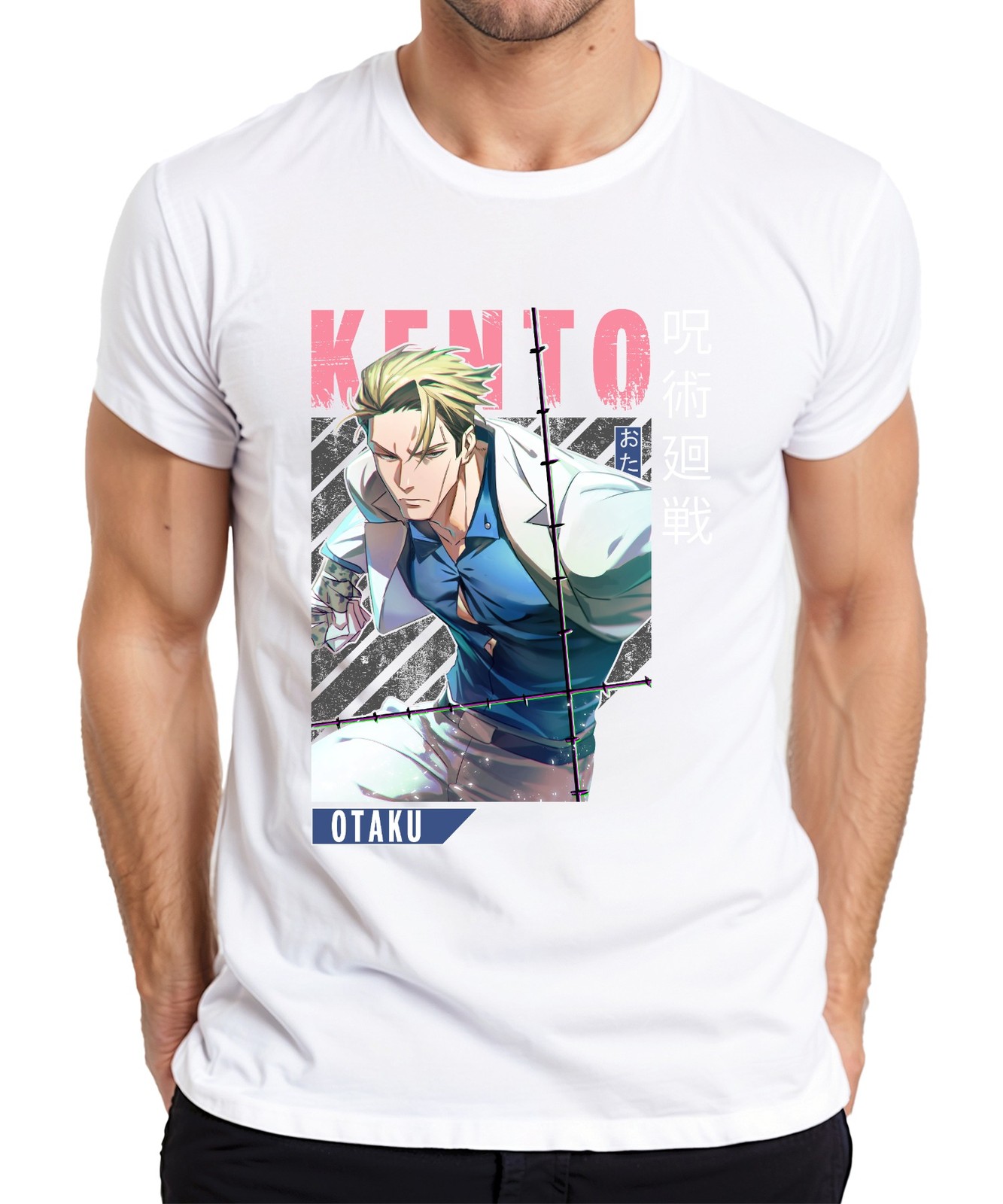 KENTO Nanami 呪術廻戦 Anime Aesthetic Otaku Gift Vintage Japan Y2K Mens T-Shirt