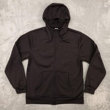 Felpa Burton con cappuccio uomo XL nera full zip Colombo felpa pile DRYRIDE snowboard