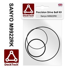 DeckTech™ Replacement Belts for Sanyo Stereo Cassette M9922RK M 9922RK
